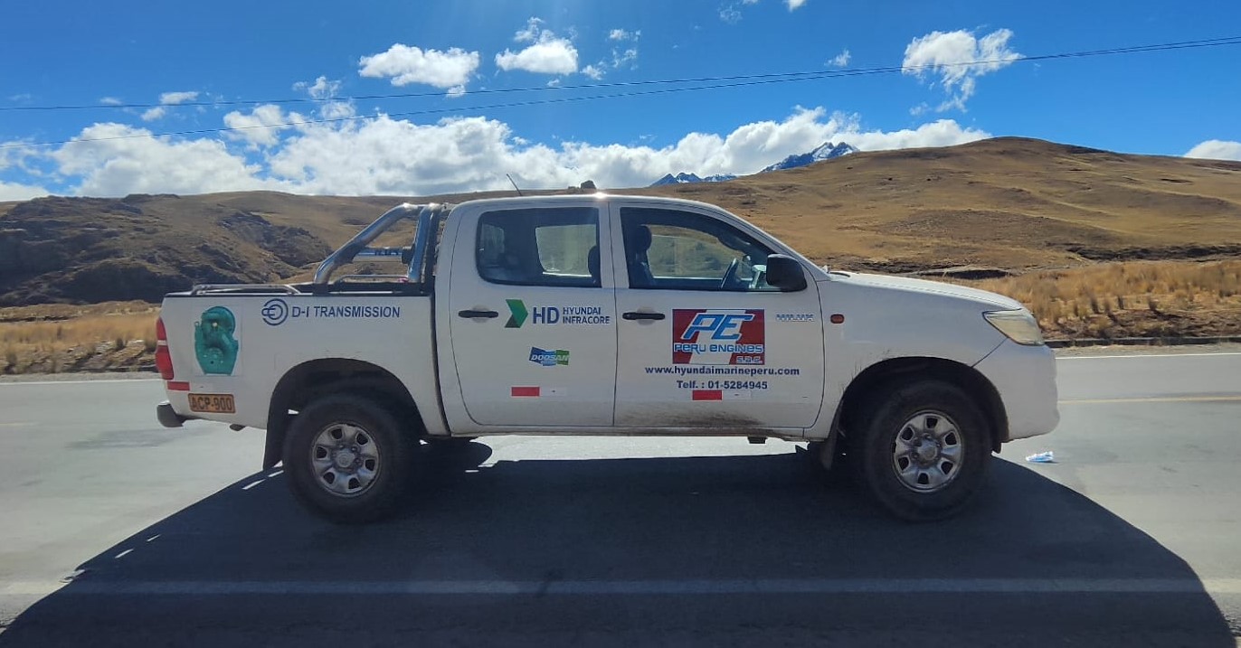 Vehículo de soporte técnico Peru Engines